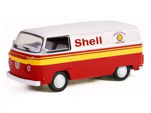 1979 Volkswagen Type 2 Panel Van (Shell Oil Special Edition Series 2) Diecast 1:64 Scale Model - Greenlight 41155D