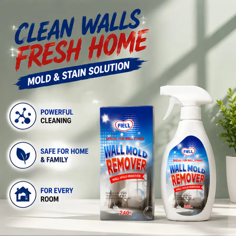 Fiell Wall Mold Remover - Powerful Cleaning Solution for Every Room - Safe for Home & Family - 240ml Bottle