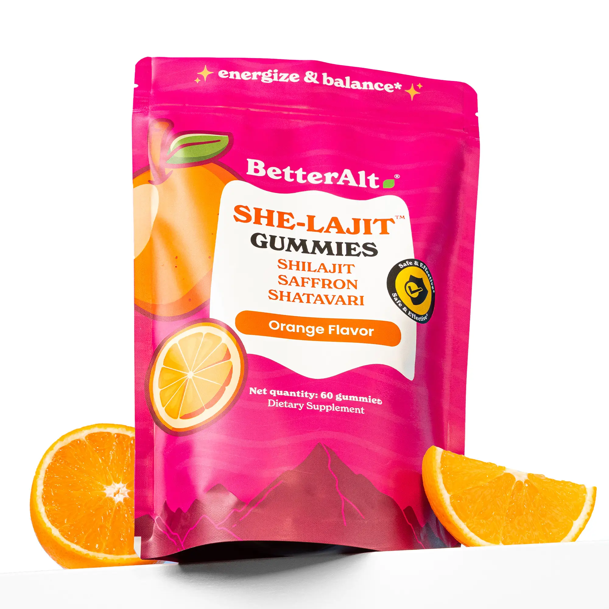 BetterAlt Women SHE-Lajit Gummies | For Energy & Hormonal Balance | Himalayan Sh...