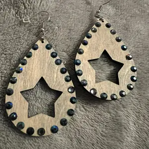 Handmade Wooden Earrings