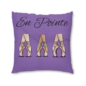 Tufted Floor Pillow~En Pointe