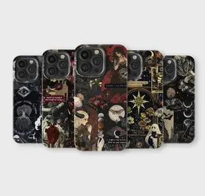 Dark Academia Aesthetic Phone Case, Godthic Tough Case Cover For Ip 16 15 14 13 12 11 SE Pro, Prm And Samsung, Gift