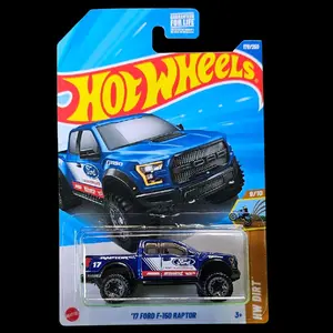 Hot Wheels 2025 Case J Mainline '17 Ford F-150 Raptor HW Dirt Series 1/10 Scale Diecast Model Car Blue Edition VW Beetle