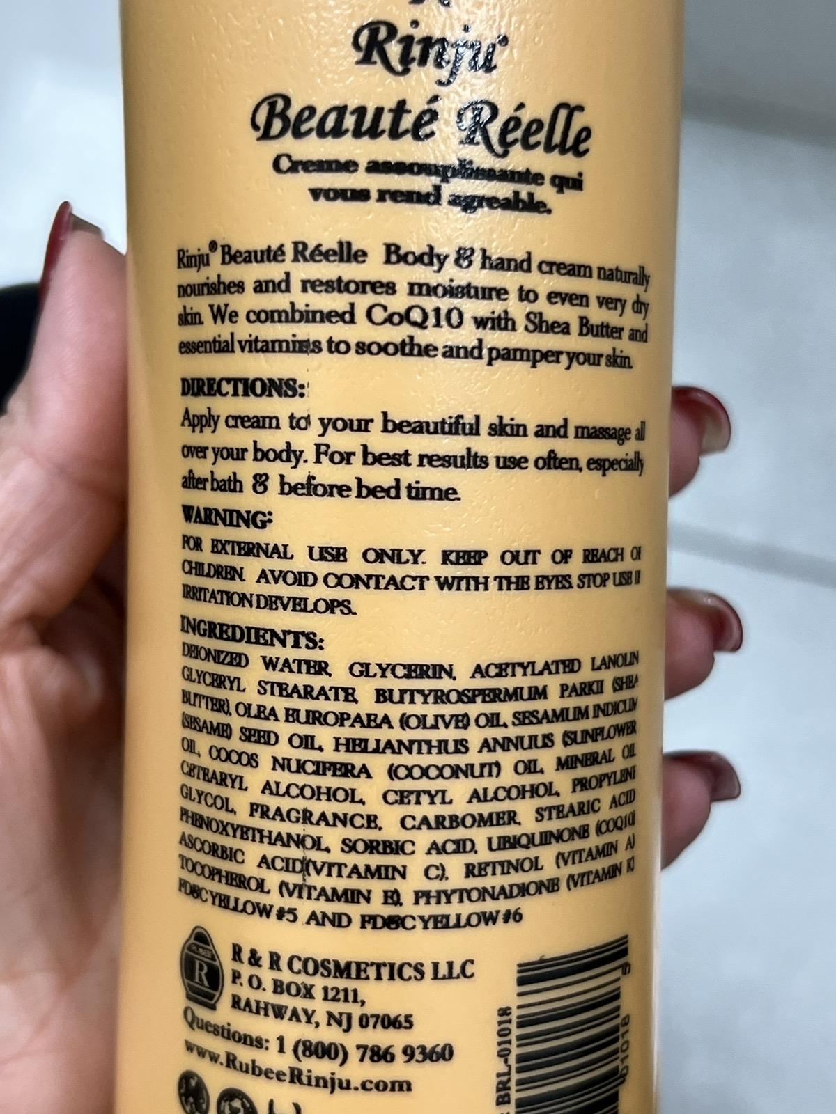 Greable.Rinju Beauté Réelle Body 8 Hand Cream with CoQ10, Shea Butter and Essential Vitamins - Body Care, Cosmetics