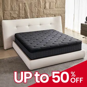 Full Mattress, 12 Inch Hybrid Mattresses Black with Gel Memory Foam and Individually Pocket Innerspring Euro Top Medium Firm for Motion Isolation, Edge Support (12 Inch Black, Full)