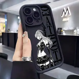 Hot Anime Death Note Girl Misa Phone Case Suitable for iPhone 17 Air 16 15 14 13 12 11 Pro Max Plus  Anti Fall Soft TPU Back Cover