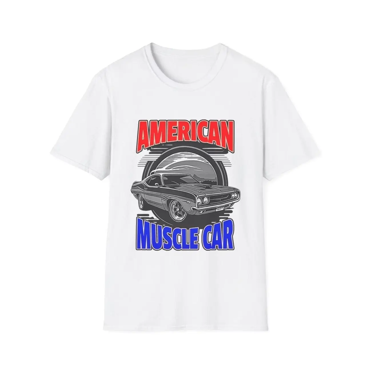 American Muscle Car 1970 Challenger Unisex T-Shirt, Car Lover Tee, Automotive T-Shirt Sweatshirt Hoodie, Car Enthusiast and Fans Gift