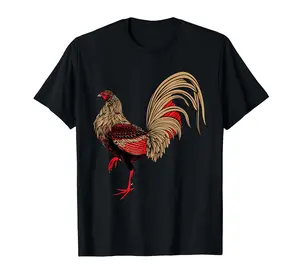 Red Rooster Chicken T-Shirt T-Shirt