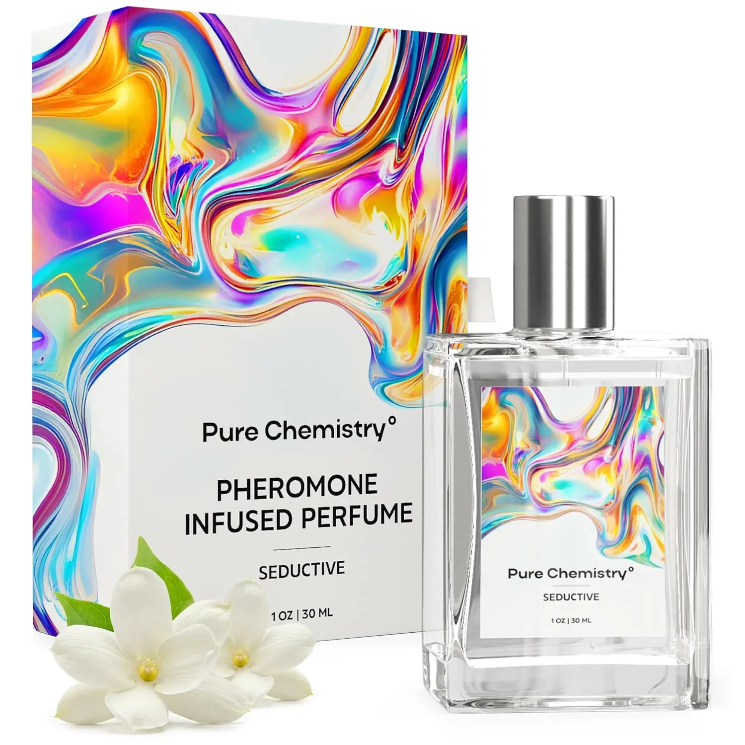 Premium Pheromones Perfumes for Women with White Jasmine - Long-Lasting Enhanced Scents Best Pheromones Perfume for Women Cologne - Feromonas Perfume Woman to Attract Men - 30 ml (1 fl oz)