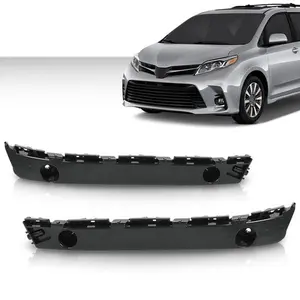 Fit For 2011-2020 Toyota Sienna Front Bumper Cover Retainer Brackets Pair
