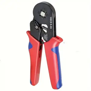 Professional Electrician's Crimping Tool Set - HSC8 6-4 Ferrule Clamp for Tubular Terminals, 0.25-10mm Range, Ideal for 23-7AWG Wires Pliers Set