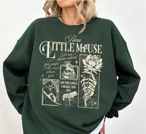 Run Little Mouse Sweatshirt, Haunting Adeline Shirt, Cat and Mouse Shirt, Dark Romance Merch, Smut Reader, Book Lover Gifts for Her