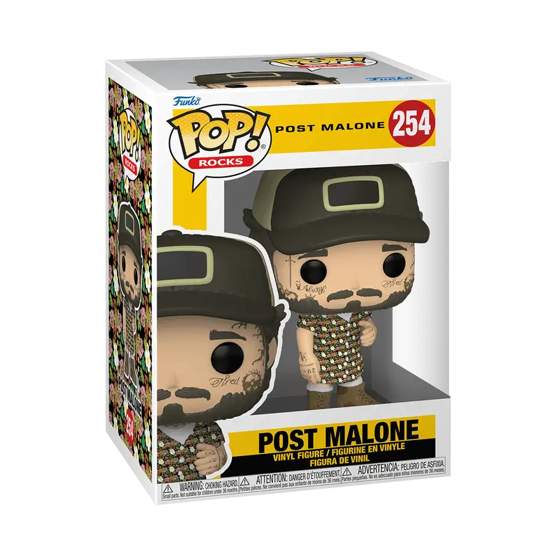 Funko Pop! Rocks - Post Malone in Sundress #254 Collectible Pop Vinyl Figure
