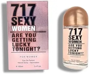 717 Sexy Women - Are You Getting Lucky Tonight? Eau de Parfum 3.4 Fl. Oz. Amber Floral fragrance for women.