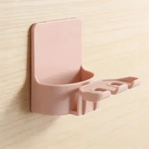 Space-Saving Wall-Mounted Toothbrush Holder, No-Drill Installation, Multifunctional Bathroom Organizer, Suitable for Countertop/bathtub/shower Area, Toothbrush Storage