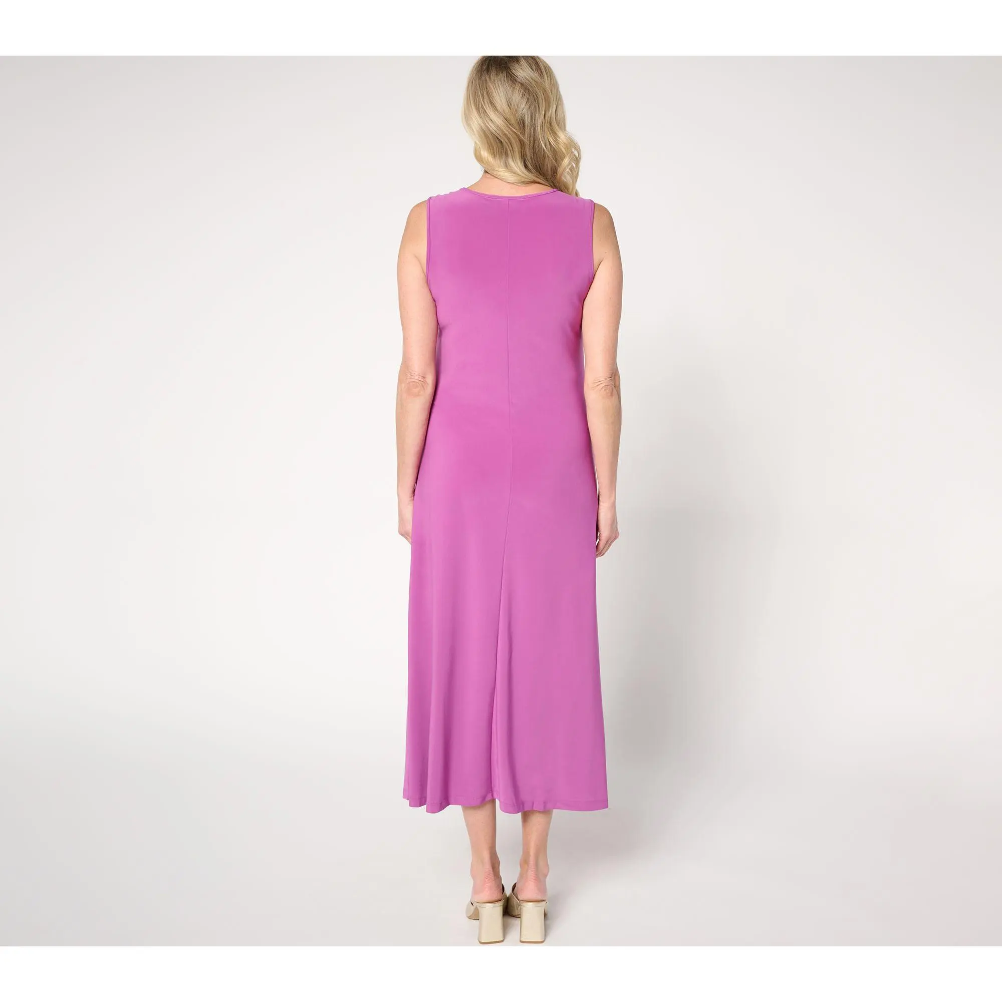 attitudes by renee regular como jersey tank midi dress Tall 300mm - 500mm