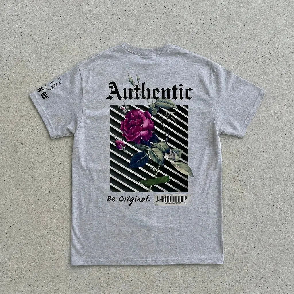 Authentic Floral Graphic T-Shirt Authentic Floral Graphic T-Shirt