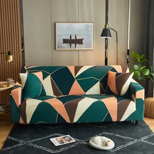 Vintage Diamond Plaid Pattern Sofa Cover, 1 Count Soft Comfortable Sofa Slip Cover Protector, Sofa Protector for Home Decor Living Room