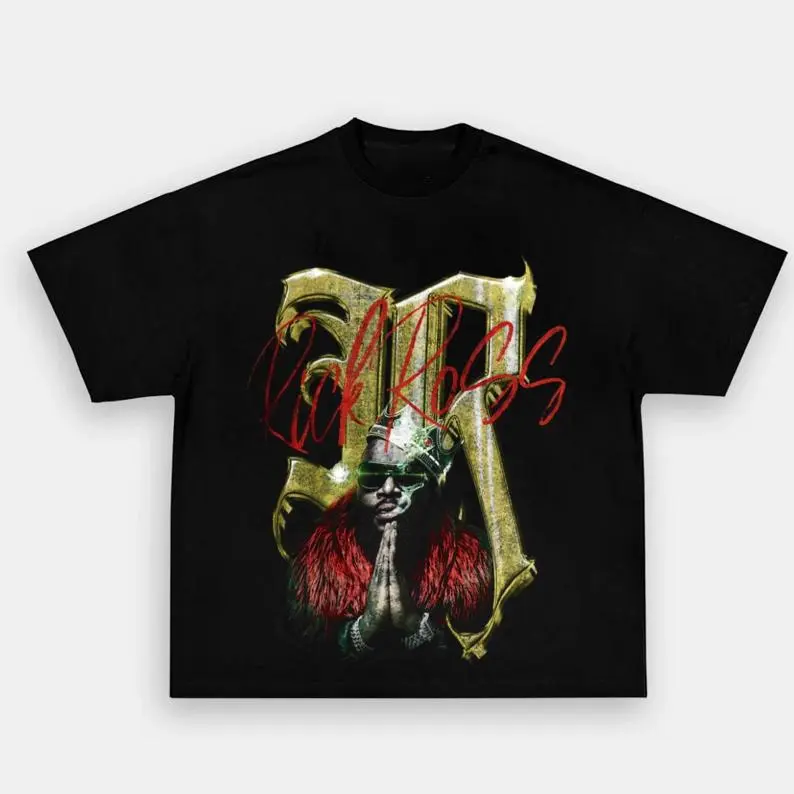 Rick Ross Maybach Music Vintage Hip Hop Shirt Aston Martin Music Hustlin' Graphic Unisex Tee HY5726