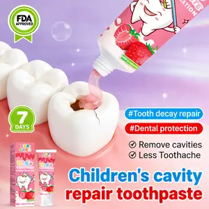 ZKRICARO anti-cavity toothpaste, FDA certified, repairs cavities, strengthens tooth enamel, removes plaque, freshens breath, and promotes oral health.