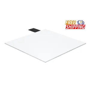 Acrylic Sheet - White Opaque - 1/4 inch thick