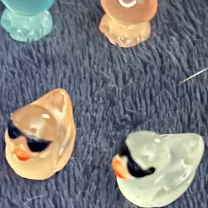 Glow in the dark mini frogs or ducks