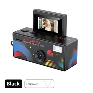 Digital Camera 180° Flip Screen Selfile Keychain Camera Retro Support Memory Card HD Very Small Camcorder Video Recorder