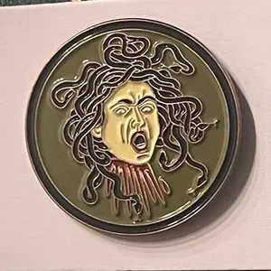 Medusa Enamel Pin Caravaggio