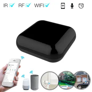 WiFi Smart Tuya Infrared RF Universal Remote Control, Learning IR+RF Voice Control for Smart Home RF433