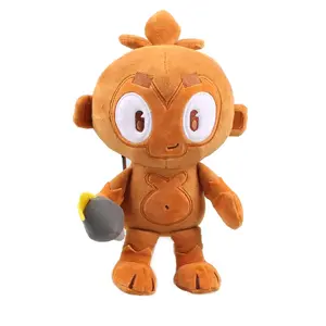 Dart Monkey Plush Toy Soft Stuffed Cartoon Game Figure Bloons TD Plush Doll Toys Gamer Gift Home Decor Kids Boys Birthday Gifts