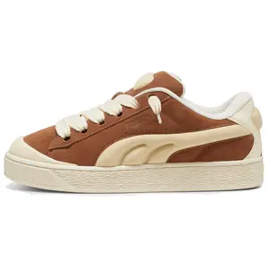 Puma Suede XL Crush Preserves Low-Top Sneakers for Men and Women - Fashionable, Comfortable, Durable Brown Casual Shoes Trending Shoes, House White Official Shoes to Get / Maison Mihara Verifiable, with credentials and supporting global authentication