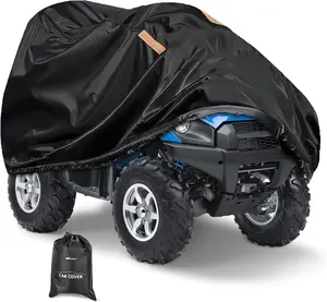 Nilight ATV Cover Waterproof 420D Heavy Duty Ripstop Material Black Protects 4 Wheeler from Snow Rain All Season All Weather UV Protection Fits up to 100"(100'' Lx47''W x 43''H)dealsforyoudays