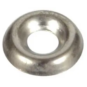 212 MAIN Nickel-Plated Countersunk 8 Finishing Washer, Hillman Fasteners 310170, 100-Pack for Sailing Water Sports