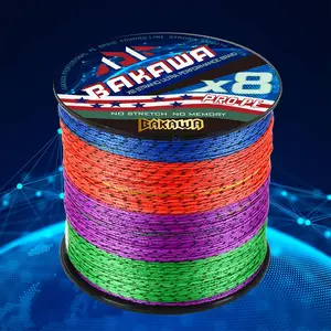 Bakawa X8 Strand 300m Braided Fishing Line Enhanced Performance Durable Saltwater Fishing Sea Fishing Bait Carp Fishing Equipment Fishing Accessories Fishing Gear