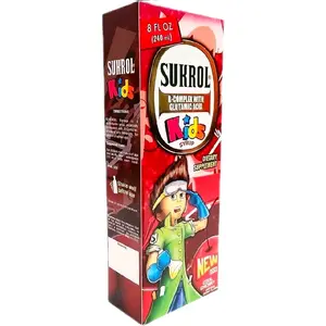 Sukrol Cherry Flavor Dietary Supplement 8.11 oz fl - Suplemento Multivitaminico sabor Cereza (Pack of 1)