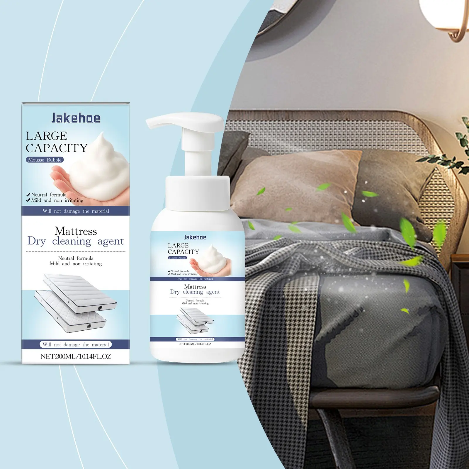 Mattress Cleaner, Mattress Carpet Stain Remover, Daily Use Multi-Purpose Cleaning Agent, Home Maintenance Essential, Large Capacity