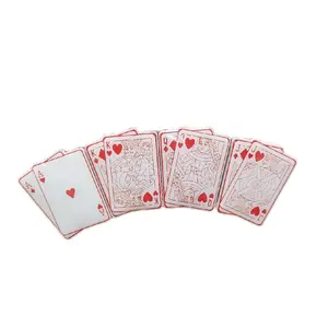 Poker Hands Fridge Hagnets - Aces Kings Queens Jacks - Decorative Hanging Magnets for Home Decor Magnetic Set Black