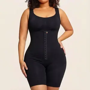 Women's Ehrisw Fajas Colombianas Shapewear Tummy Control Butt Lifter Shaper with Zipper Crotch Detachable Shoulder Strap