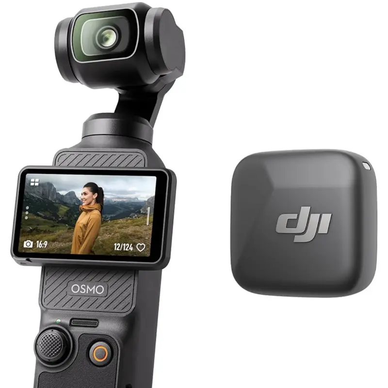 DJI Osmo Pocket 3 Handheld Gimbal Camera, Compact 4K Video Recorder for Vlogging, Travel Content Creation Portable