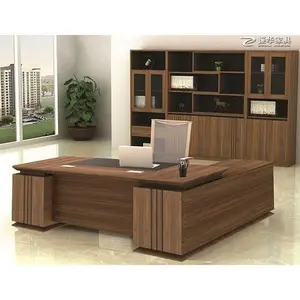Good Quality L Shape Complete Wooden Executive Desk Office Desk for Manager