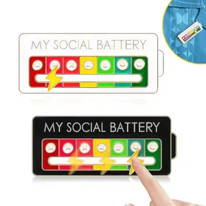 Fogepix Interactive Social Battery Slider Pins