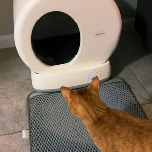 Product Review of Meowant SC01 Smart Litter Box – Self-Cleaning, Odor-Free, Pee Guard, Auto Safety Stop, App-Controlled with Mat & Liner from P**💜