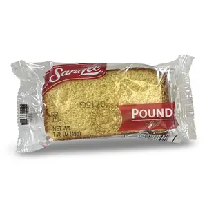Sara Lee Individually Wrapped Buttery Pound Cake, 1.75 Oz, 12 Pack