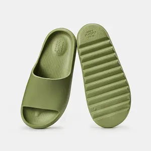 LUOFU Men's Open Toe Non-slip Quick Dry Comfortable Slides Slippers For Indoor Outdoor