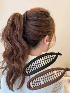 Banana Hair Clip Set, Hair Twisting Clip, Hair Styling Accessories for Women & Girls, Minimalist Headwear Suitable for Thick Hair, Hair Claws Set, Clip Design