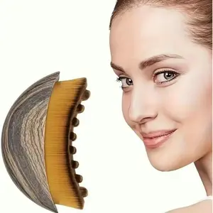 Lymphatic Contour Face Brush forJawline & Chin Sculpting-Drv BrushingMassager for Lymphatic Drainage & Facial FatigueRelief, Ergonomically Designed to Fit The SkinPrecisely (PCS)