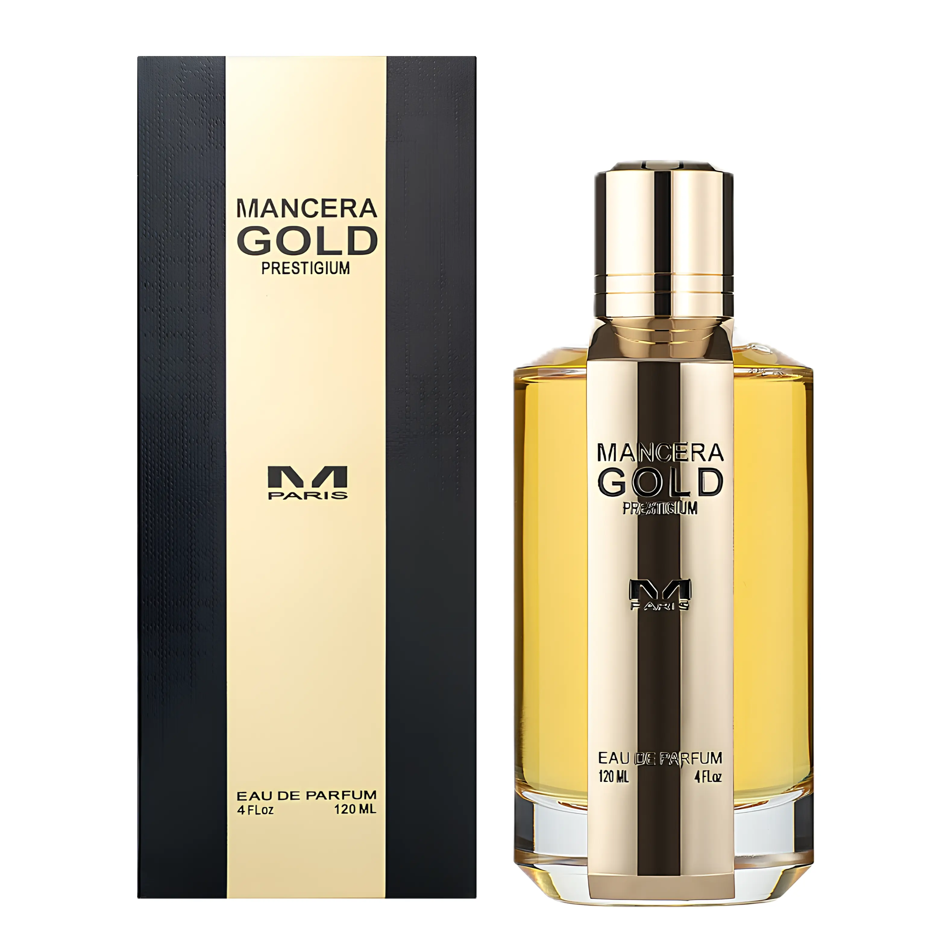 Mancera Gold Prestigium for Unisex Eau de Parfum Spray, 4.0 Ounce