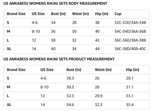 ANRABESS Womens Bikini Sets Two Piece Swimsuit Ribbed Front Ruched Mid Waisted Bathing Suit Color Block 2026 Beach Swimwear