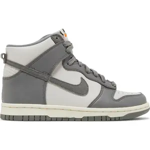 Nike Dunk High Two Tone Grey Sneaker DM1028-001 Authentic Original Unisex Youth Womens Kids Shoe Fashion High Top Comfortable Athletic Sports Trainer