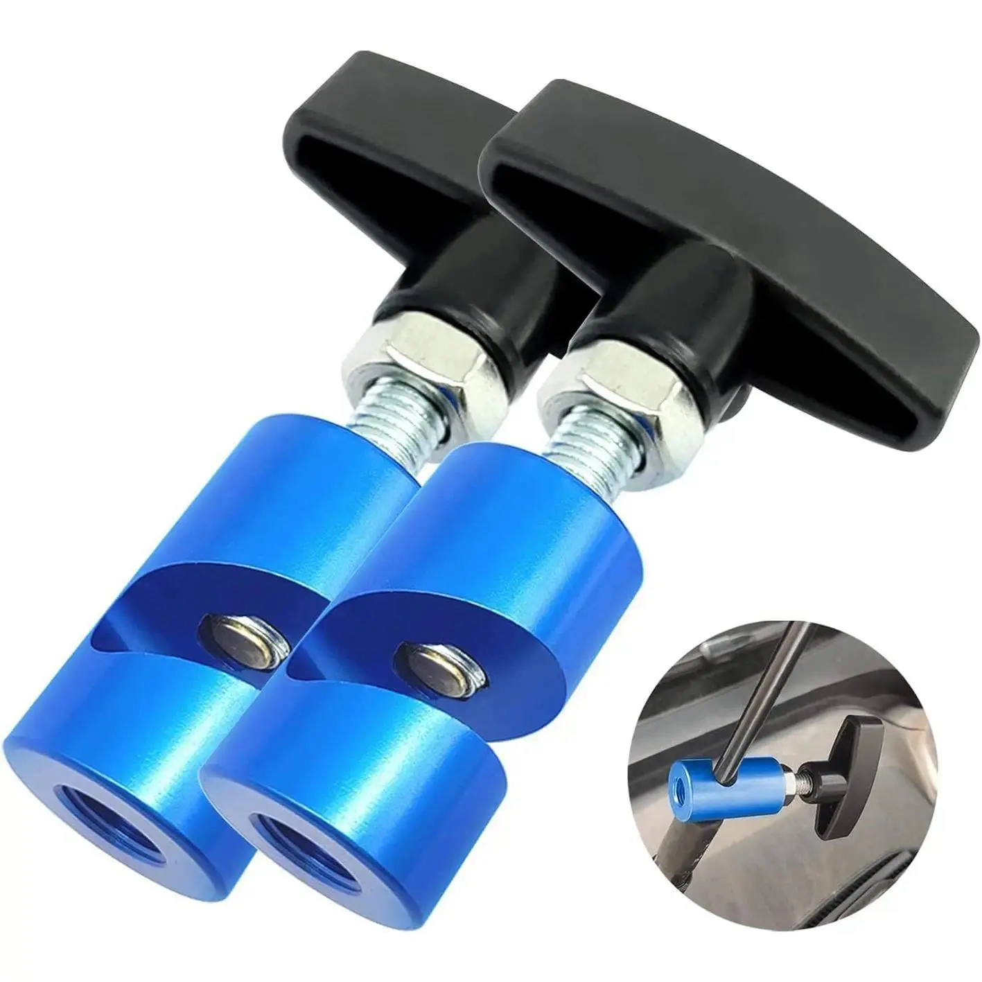 Adjustable Car Hood Lift Prop Clamp, Replacement Universal Engine Cover Support Clamp, Car Assembly & Disassembly Tools, Auto Body Tools, Car Accessories, Automotive Accessories, Automotive Maintenance Tools, Auto Repair Supplies